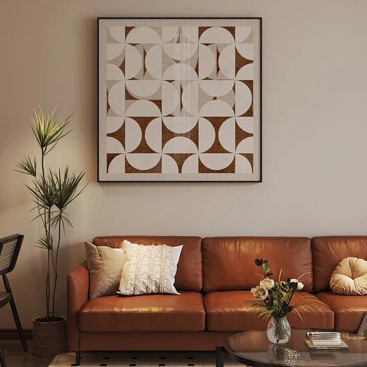 Moderne Geometrische Kunst Leinwand