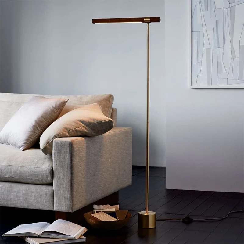 Moderne Minimalistische Stehlampe mit verstellbarer Höhe