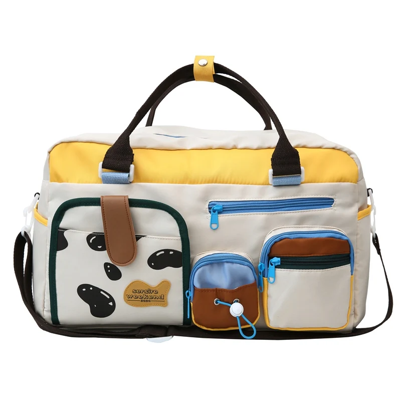 Multi-Pocket Utility Wochenend Duffle Brehn