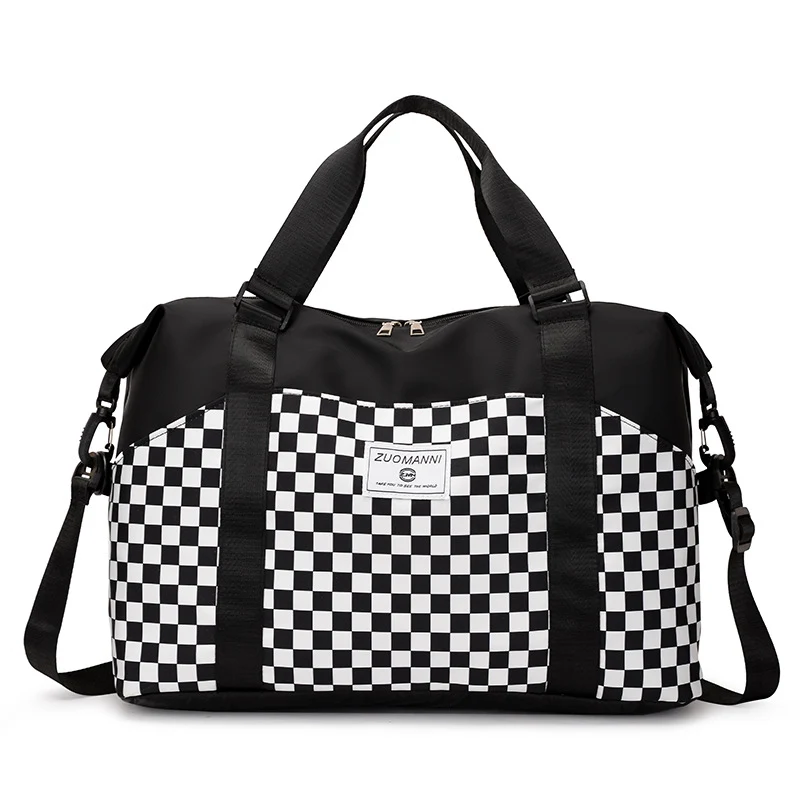 Stilvoller Schachbrett-Duffle-Bag Brehn