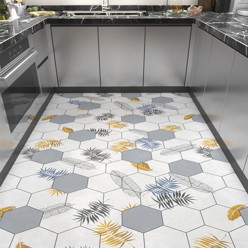 Geometrisches Wabenmuster Teppichboden