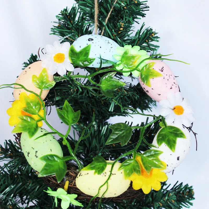 Dekorative Frühlingskranz Brehn