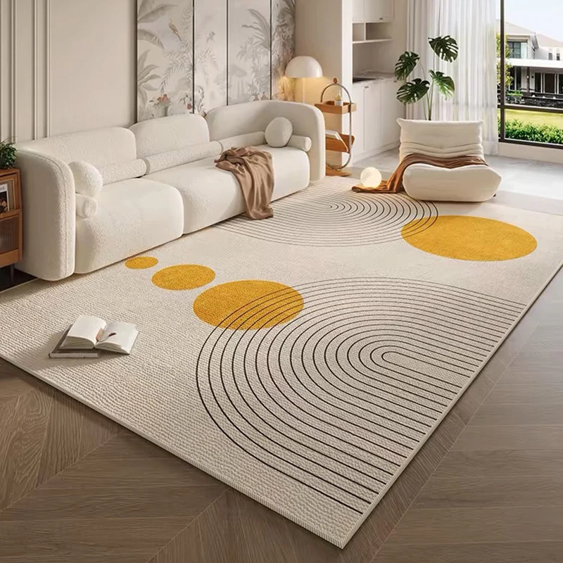 Zeitgenössischer floraler Design-Teppich