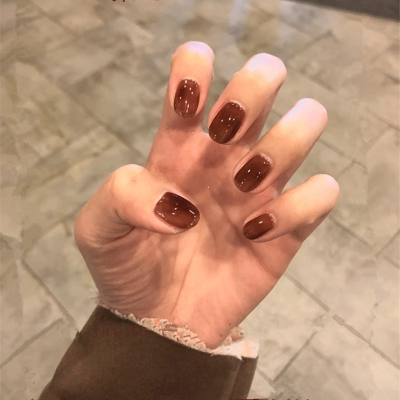 Gel-Like Finish Press-On Nails
