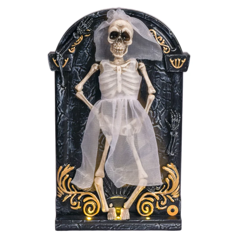 Dekorative Skelett Braut Figurine Brehn