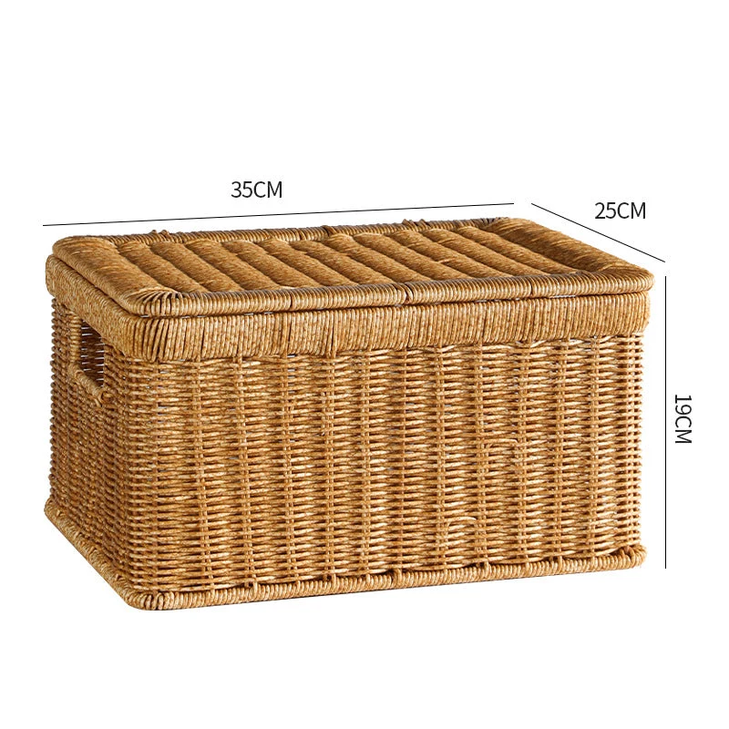 Natürliche geflochtene Aufbewahrungsbox Skanto
