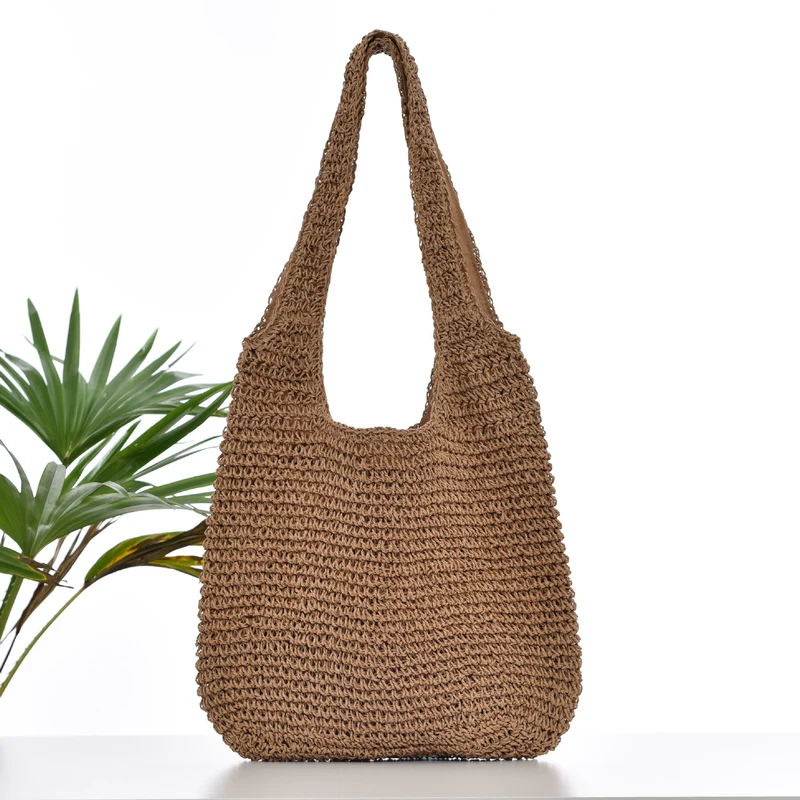 Handgemachte Tragetasche im modernen Boho-Stil Skanto