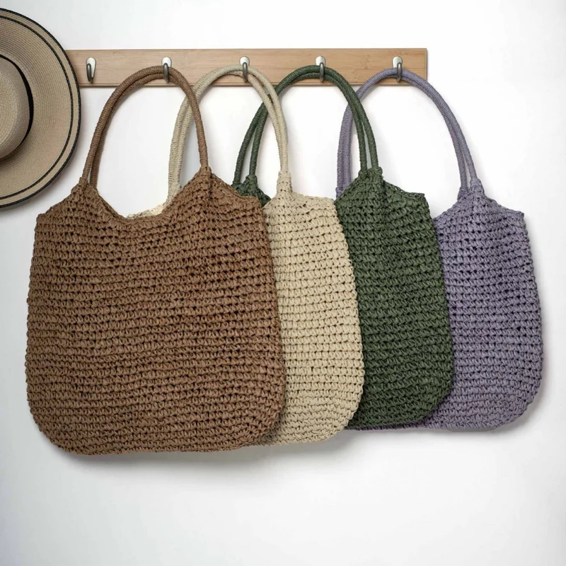 Handgemachte Strohtasche Skanto