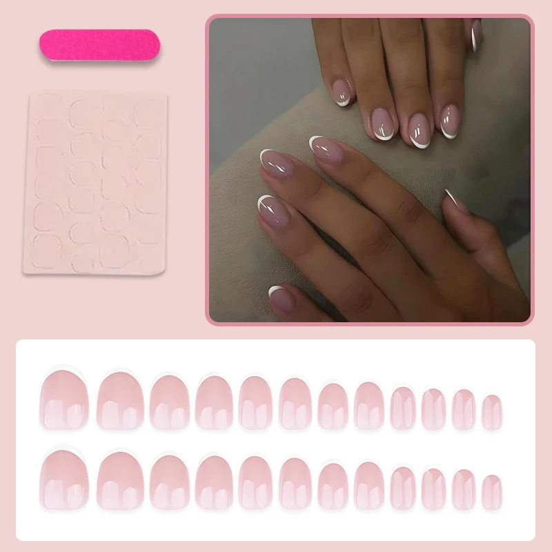 Kunstnagelset mit elegantem French-Design Brehn