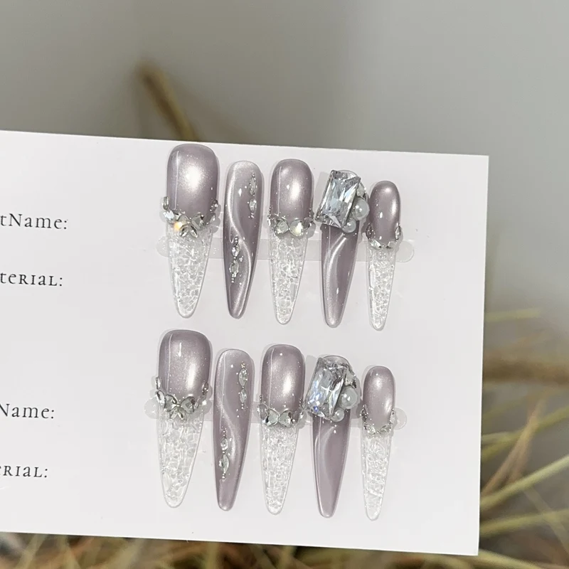 Elegante Press-On Nagelverlängerungen