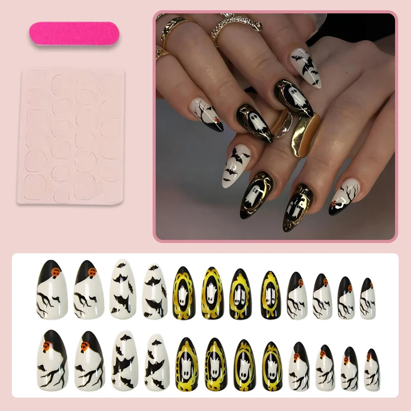 Kunstnagelset mit einzigartigen Spukmotiven Brehn