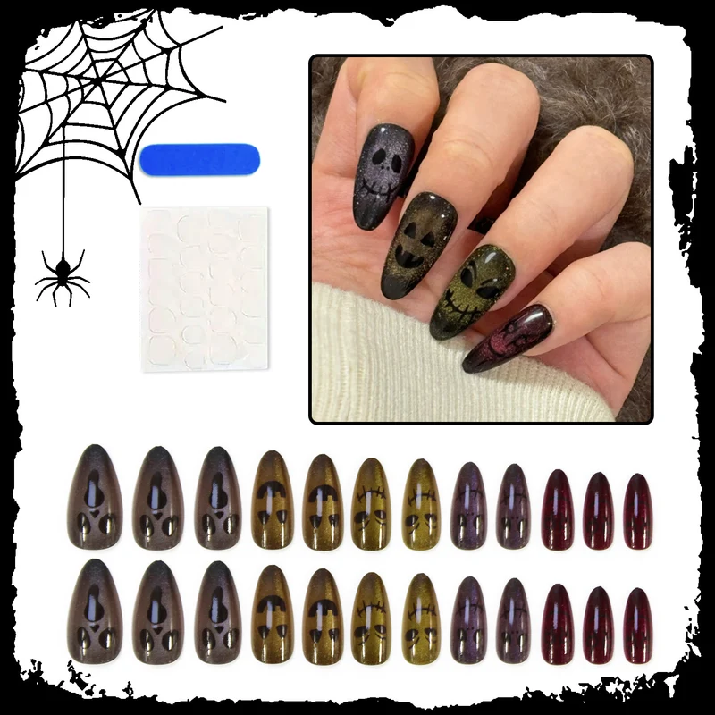 Kunstnagelset mit einzigartigen Spukmotiven Brehn