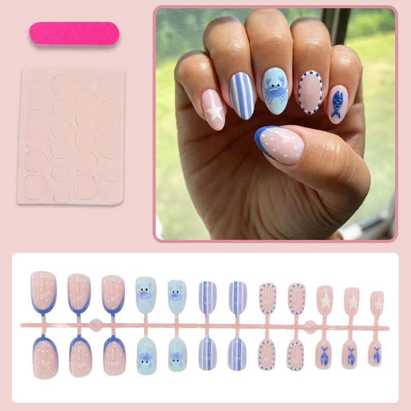 Kunstnagelset mit einzigartigen maritimen Motiven Brehn