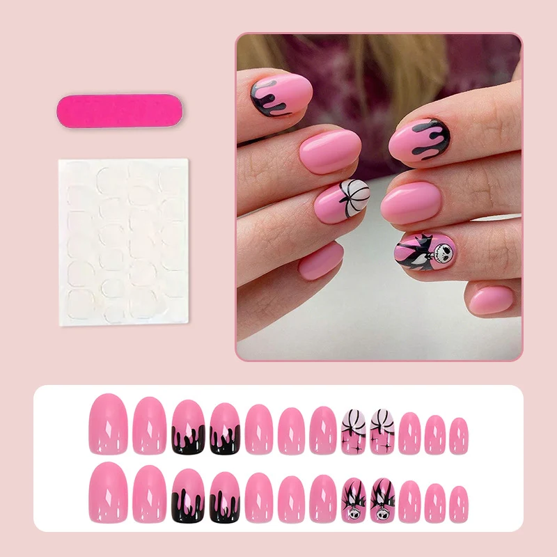 Kunstnagelset mit einzigartigen Halloween-Designs Brehn