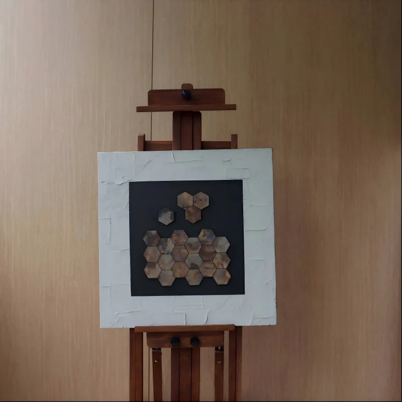 Geometrische Wandkunst