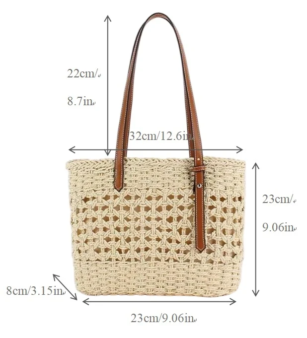 Edle, handgefertigte Strandtasche Skanto