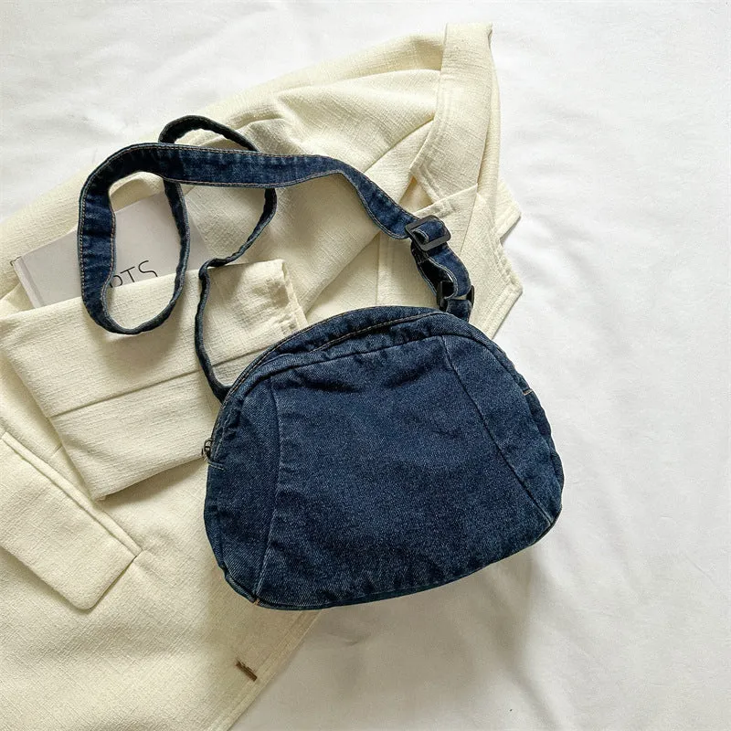 Lässige Denim Umhängetasche