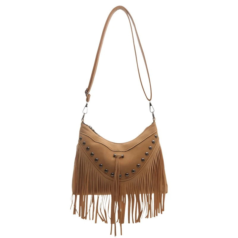 Bohemian Fransen Schultertasche