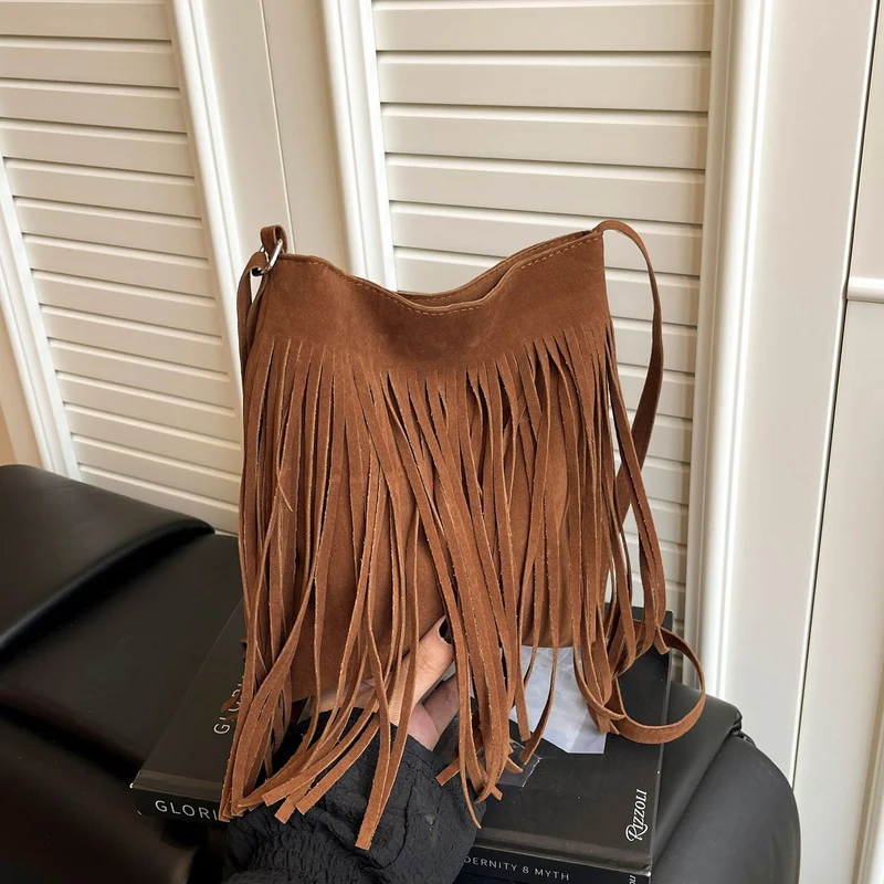 Bohemian Fransen-Handtasche