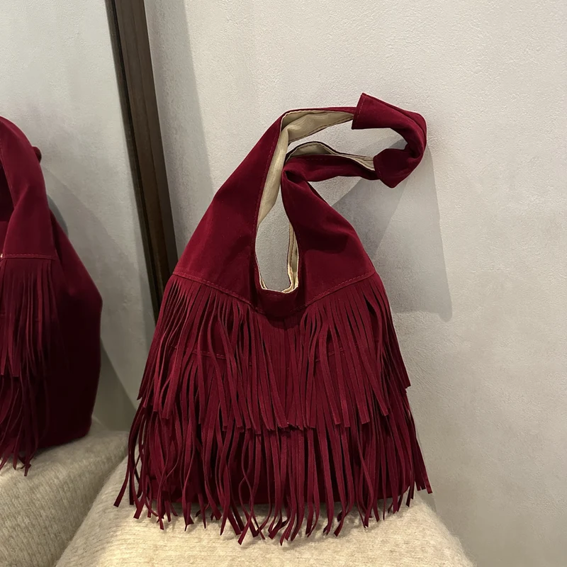 Bohemian Fransen-Handtasche