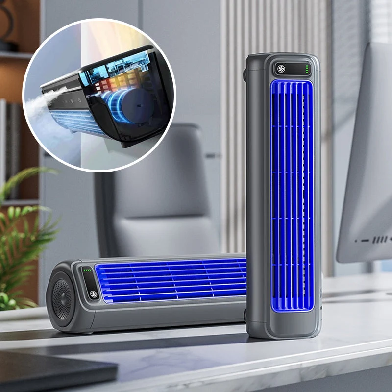 Skanto | Tragbarer Klimaanlagen-Ventilator mit Wandhalterung