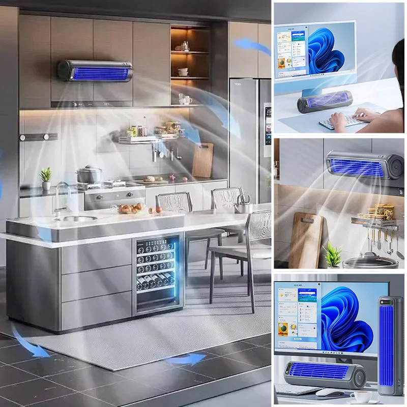 Skanto | Tragbarer Klimaanlagen-Ventilator mit Wandhalterung