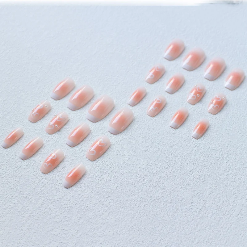 Herz Akzent Nagelkunst Set