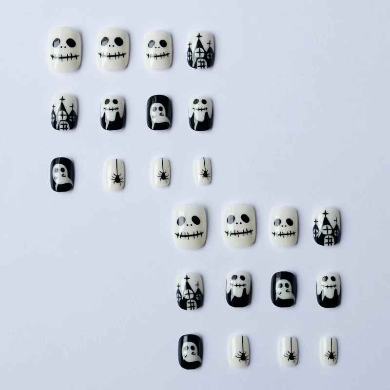Halloween-Themen Gruselige Nagelkunst-Set
