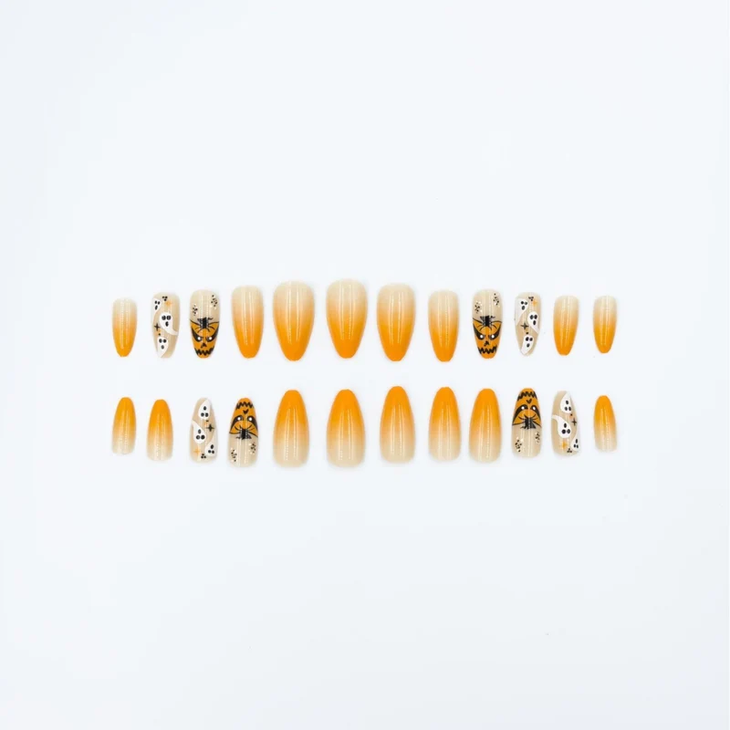 Halloween-Themen Press-On Nagelkunst Set