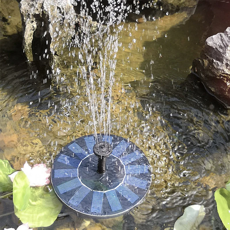 Skanto | Solarbetriebener Vogelbrunnen mit Licht