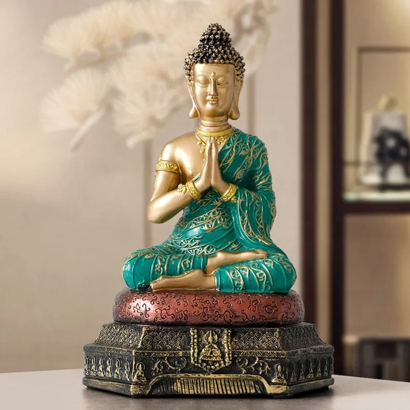 Meditierende Buddha-Statue Skanto