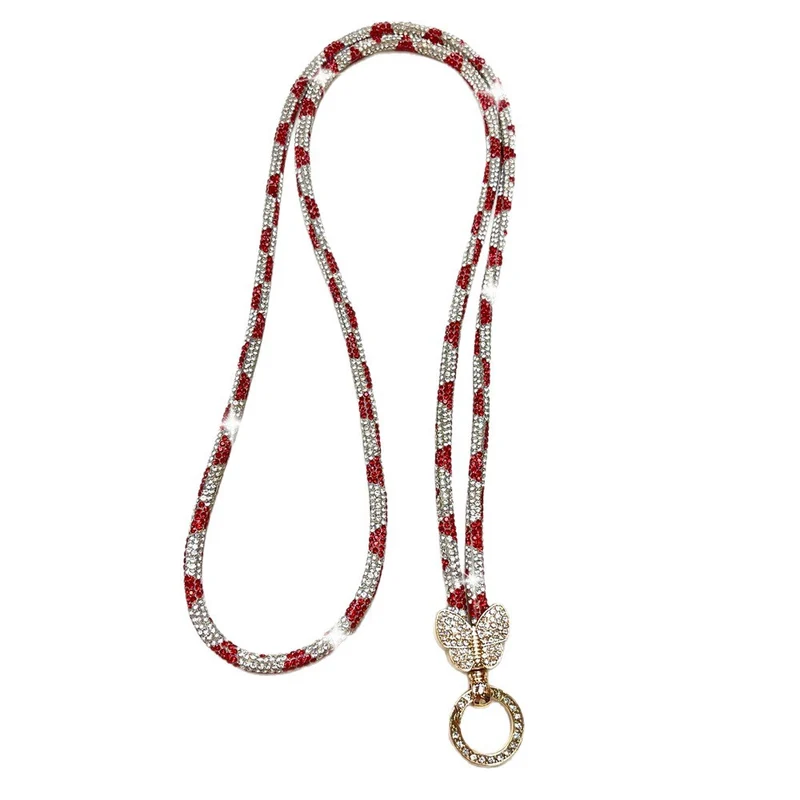 Rhinestone-besetzte Telefon-Lanyard Brehn