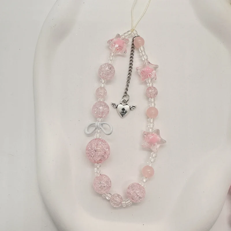 Rhinestone Perlen Charms Halskette Brehn