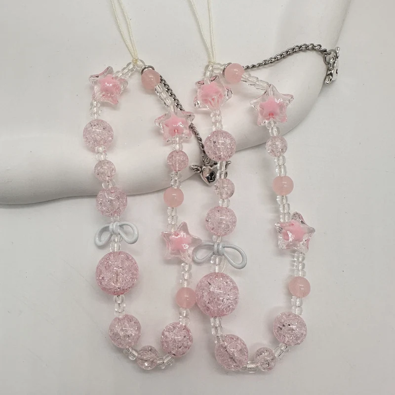 Rhinestone Perlen Charms Halskette Brehn