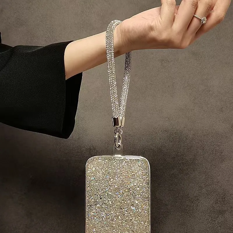 Rhinestone-accentierte Handtaschenriemen Brehn