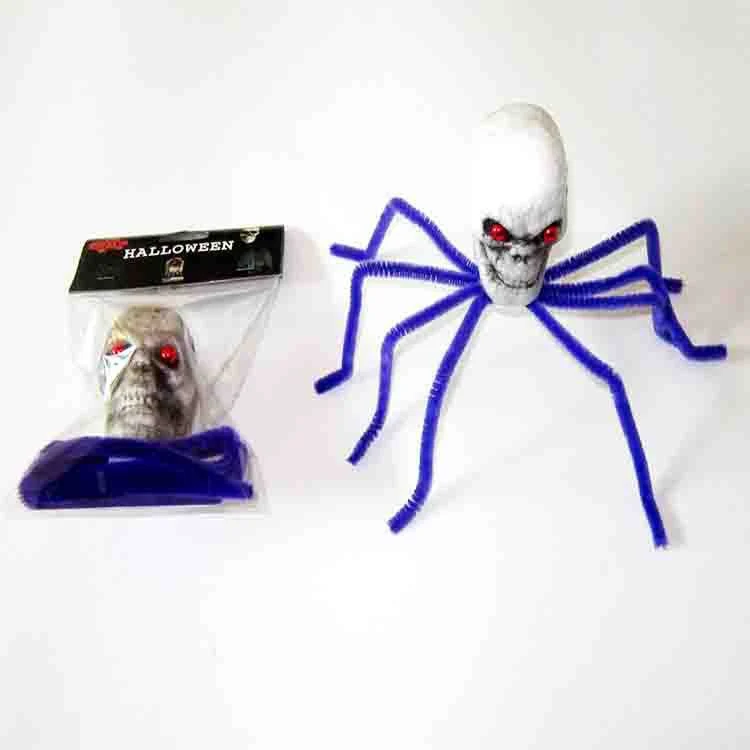 Dekorative Schädel-Spinnenfigur Brehn