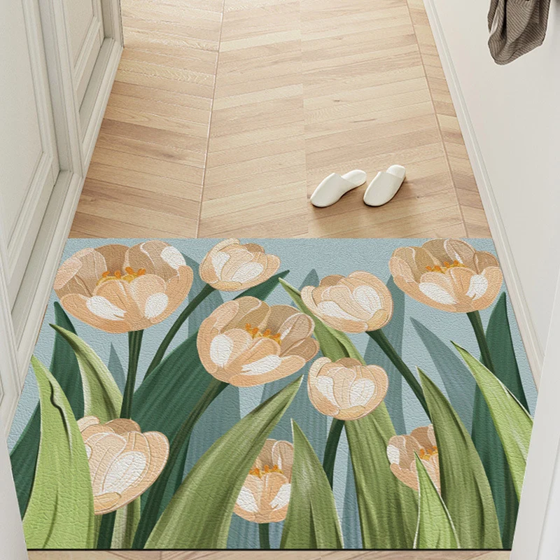 Florale dekorative Fußmatte