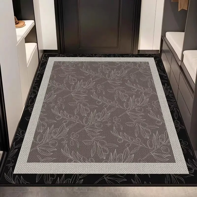 Elegante Texturierte Eingangsteppich