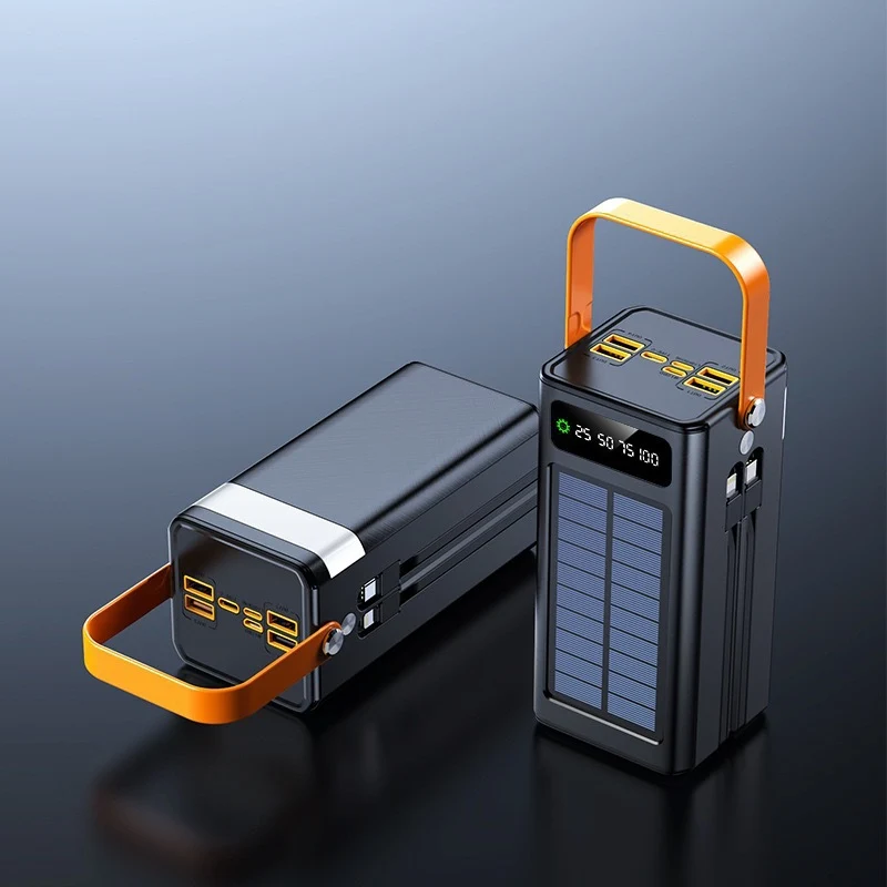 Tragbare Powerbank mit ergonomischem Griff und intelligenter Ladeanzeige Skanto