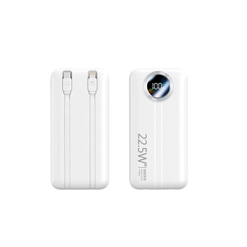 Tragbare Powerbank mit Schnellladefunktion und digitaler Kapazitätsanzeige Skanto