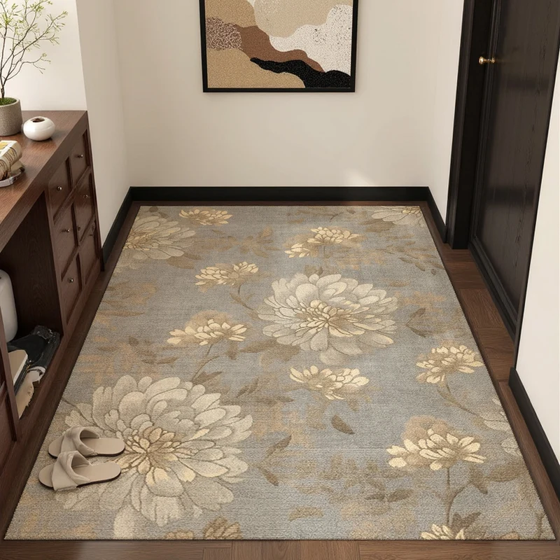 Eleganter floraler Teppich
